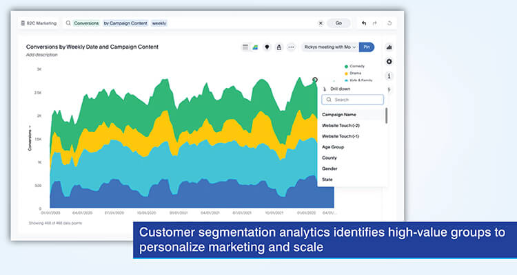 Customer segmentation analytics identifies high-value groups to personalize marketing and scale