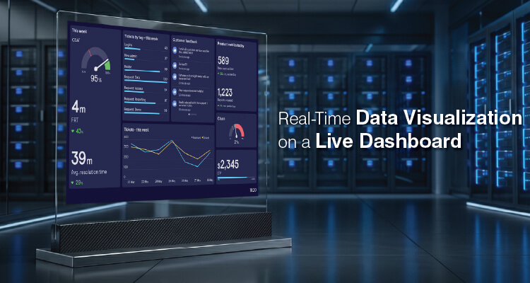 Real-Time Data Visualization on a Live Dashboard